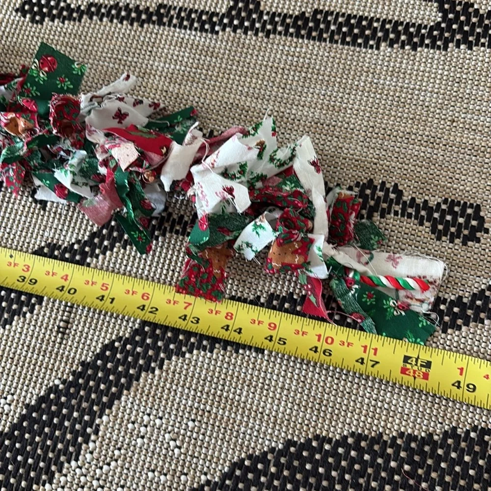 Artisan Handmade Fabric Wreath And Garland